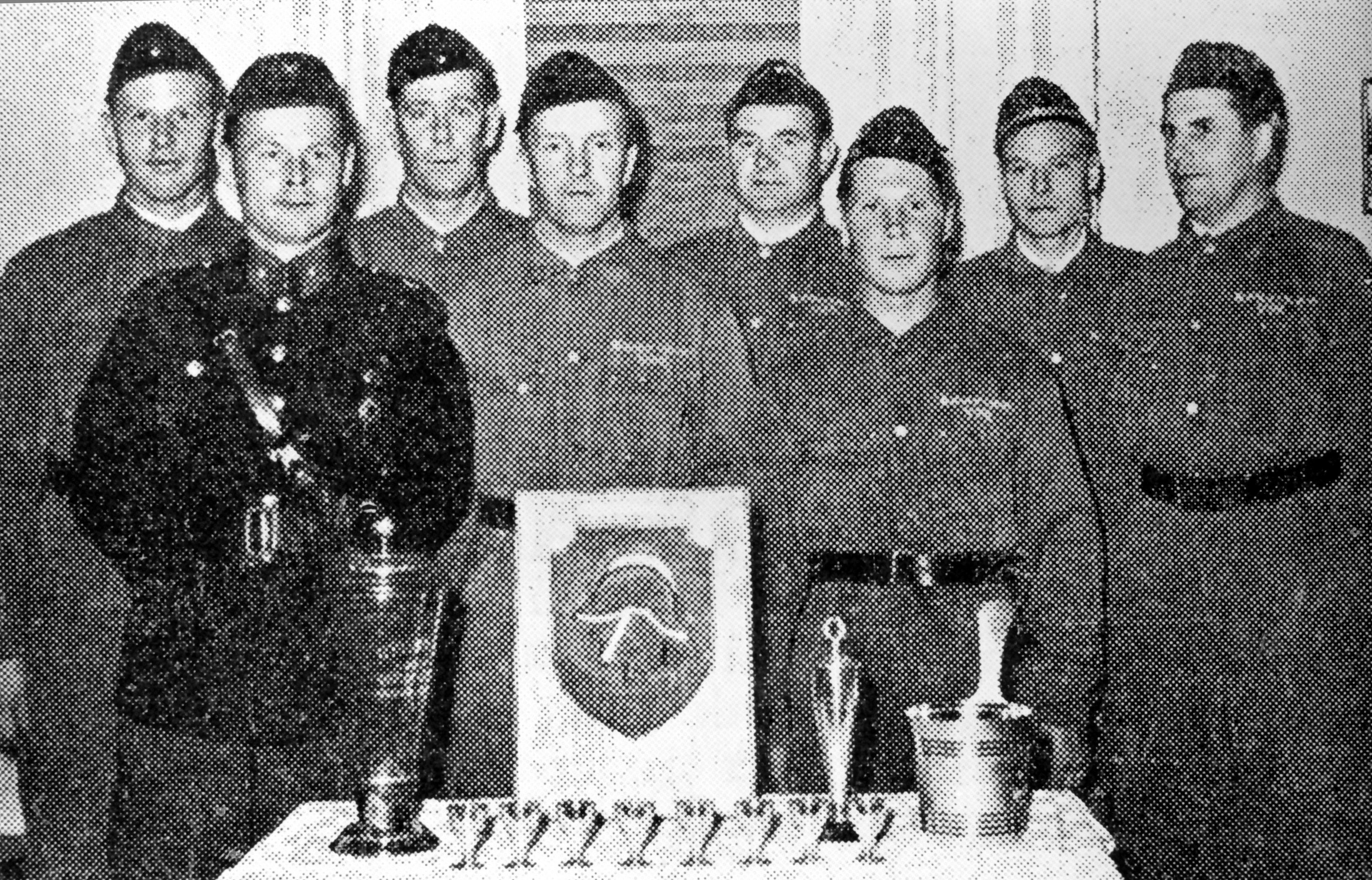 VPK:n joukkue voitti Heinolassa vuonna 1955 Jehu-malja-kilpailun kalusto-osuuden